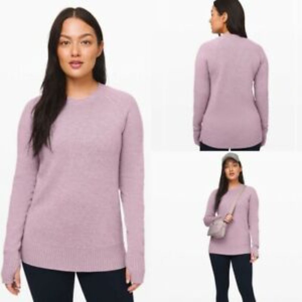 Lululemon Still Lotus Sweater Frosted Mulberry